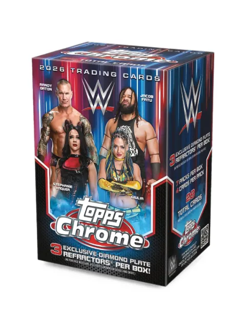 Topps Chrome WWE 2026 trading cards