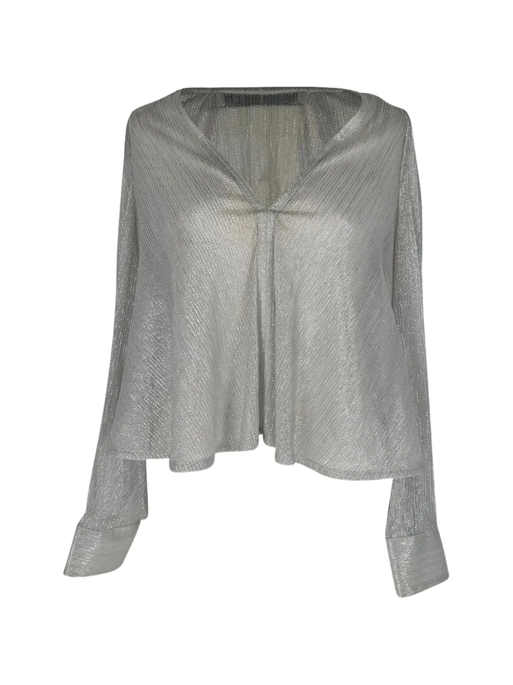IRO Blusa Noumea con scollo a V - Argento