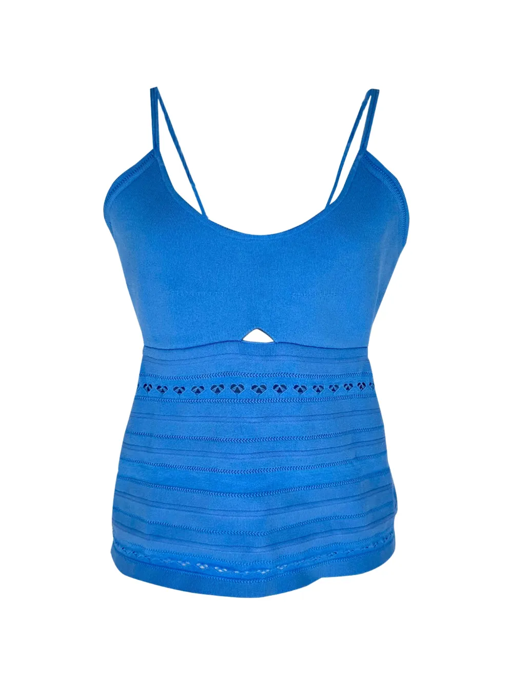 Victoria Beckham cutout cami top - Blu