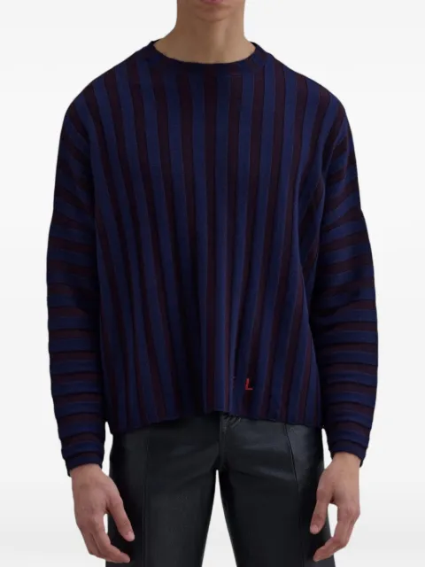 Eckhaus Latta свитер Keyboard в рубчик