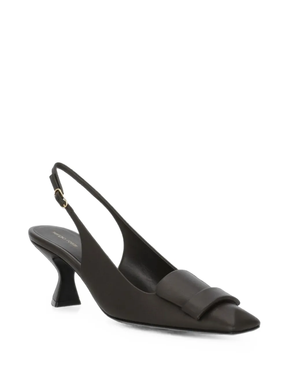 Sergio Rossi buckle-detail slingback pumps Bruin
