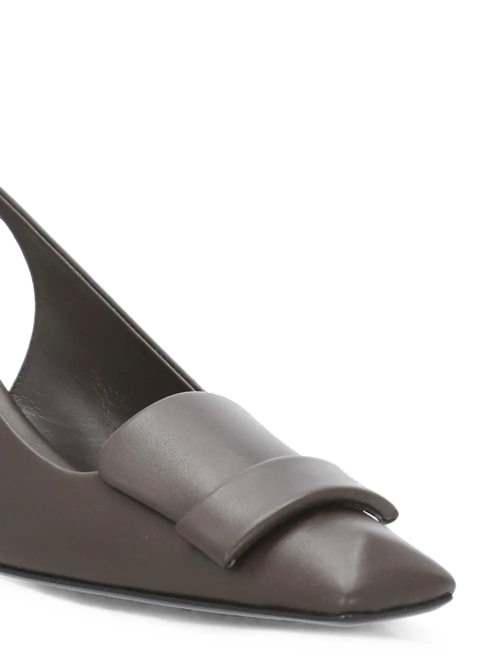 Sergio Rossi buckle-detail slingback pumps Bruin