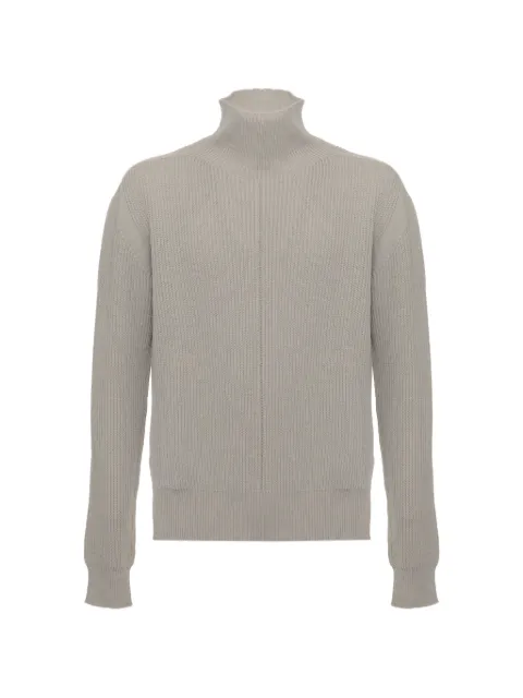 Rick Owens ribbed-knit high-neck sweater