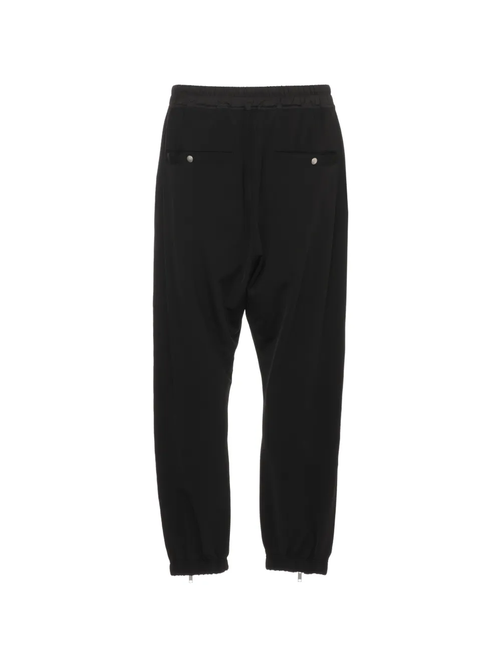 Rick Owens Trainingsbroek met trekkoord en rits Zwart