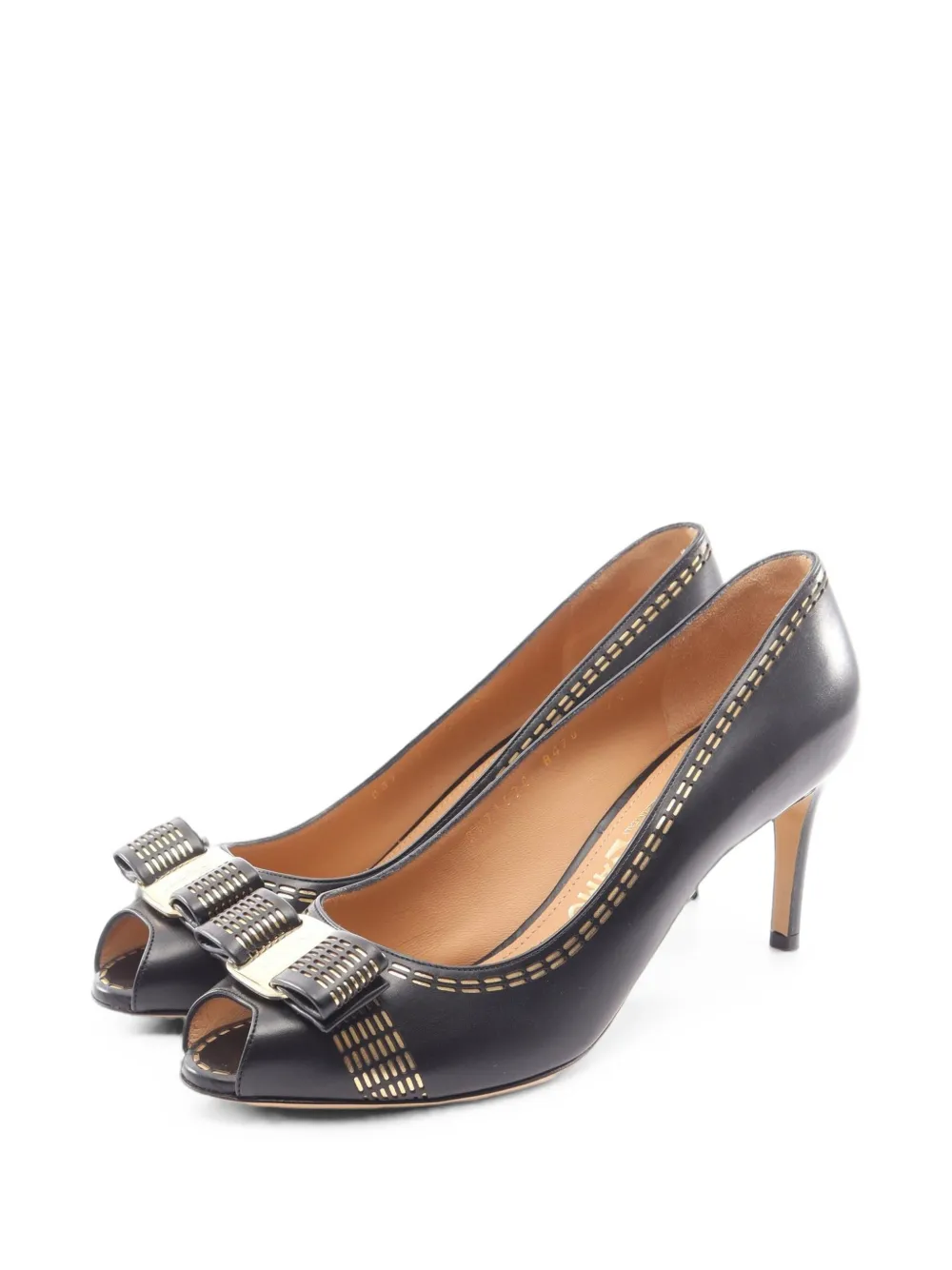 Ferragamo Pre-Owned 2010s Vara Pumps - Schwarz
