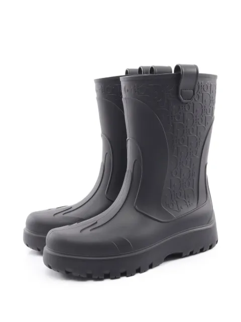 Christian Dior Pre-Owned 2020s Dior Garden Oblique rain boots