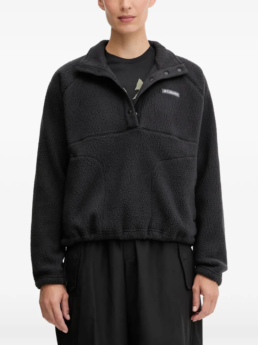 Columbia sweat Jasper en polaire à boutons pression - Noir Columbia sweat Jasper en polaire à boutons pression - Noir