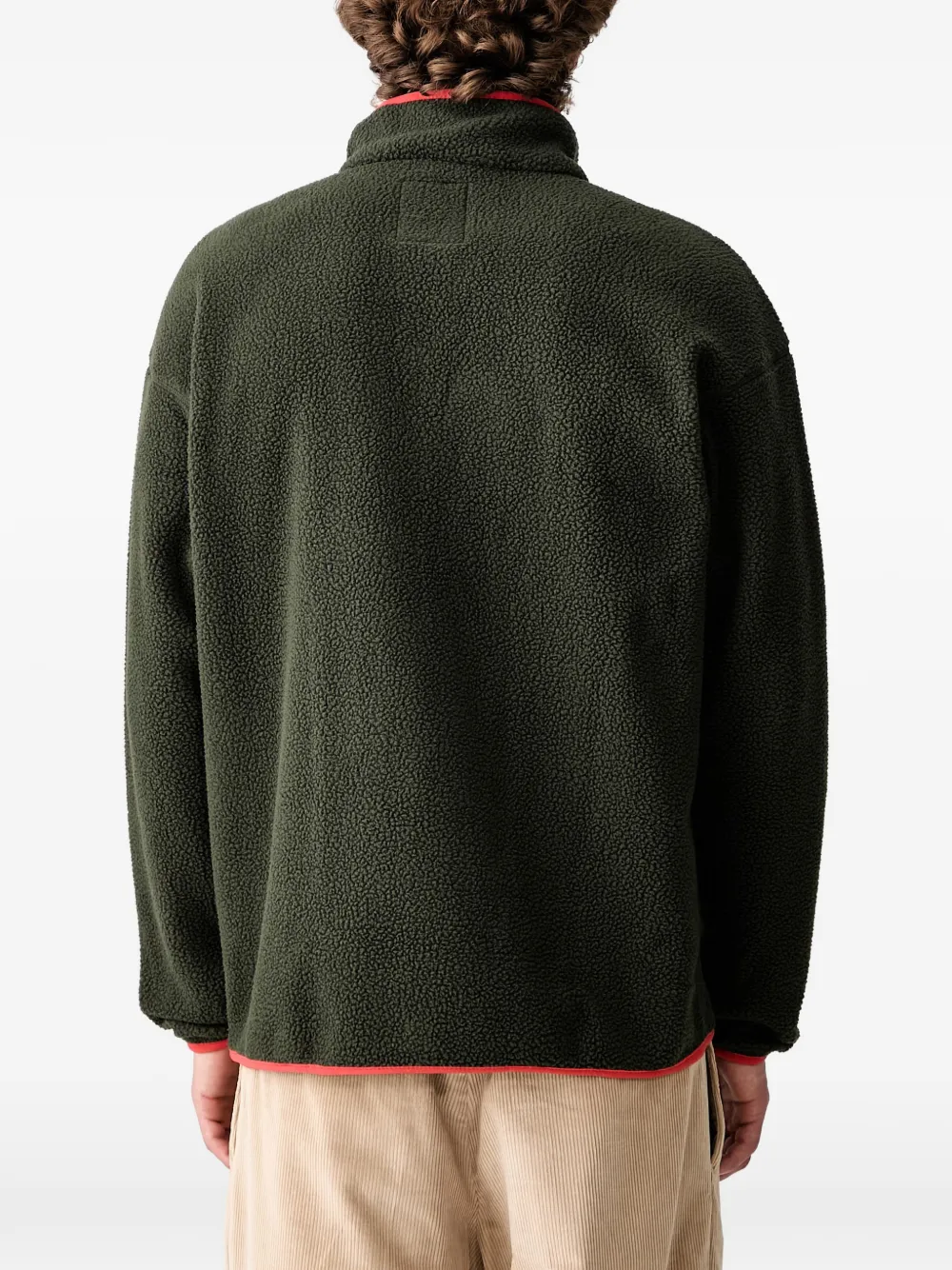 Columbia Helvetia II fleece trui met drukknoop Groen