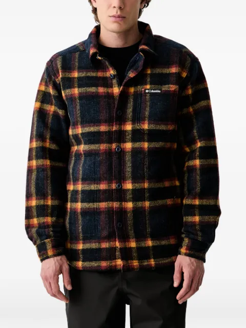 Columbia Hunter Arch check-pattern fleece-lined jacket