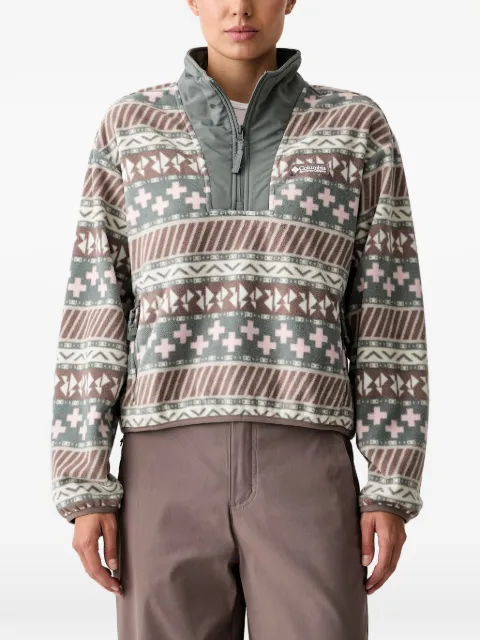 Columbia Sequoia Grove™ II geometric-print quarter-zip fleece