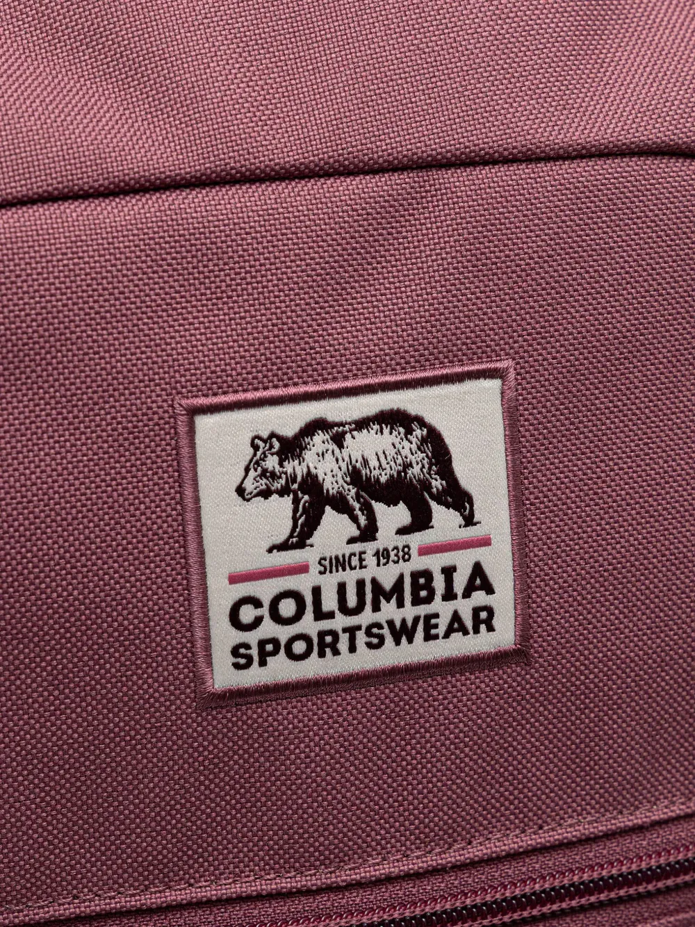 Columbia logo-patch zip-fastening backpack Roze
