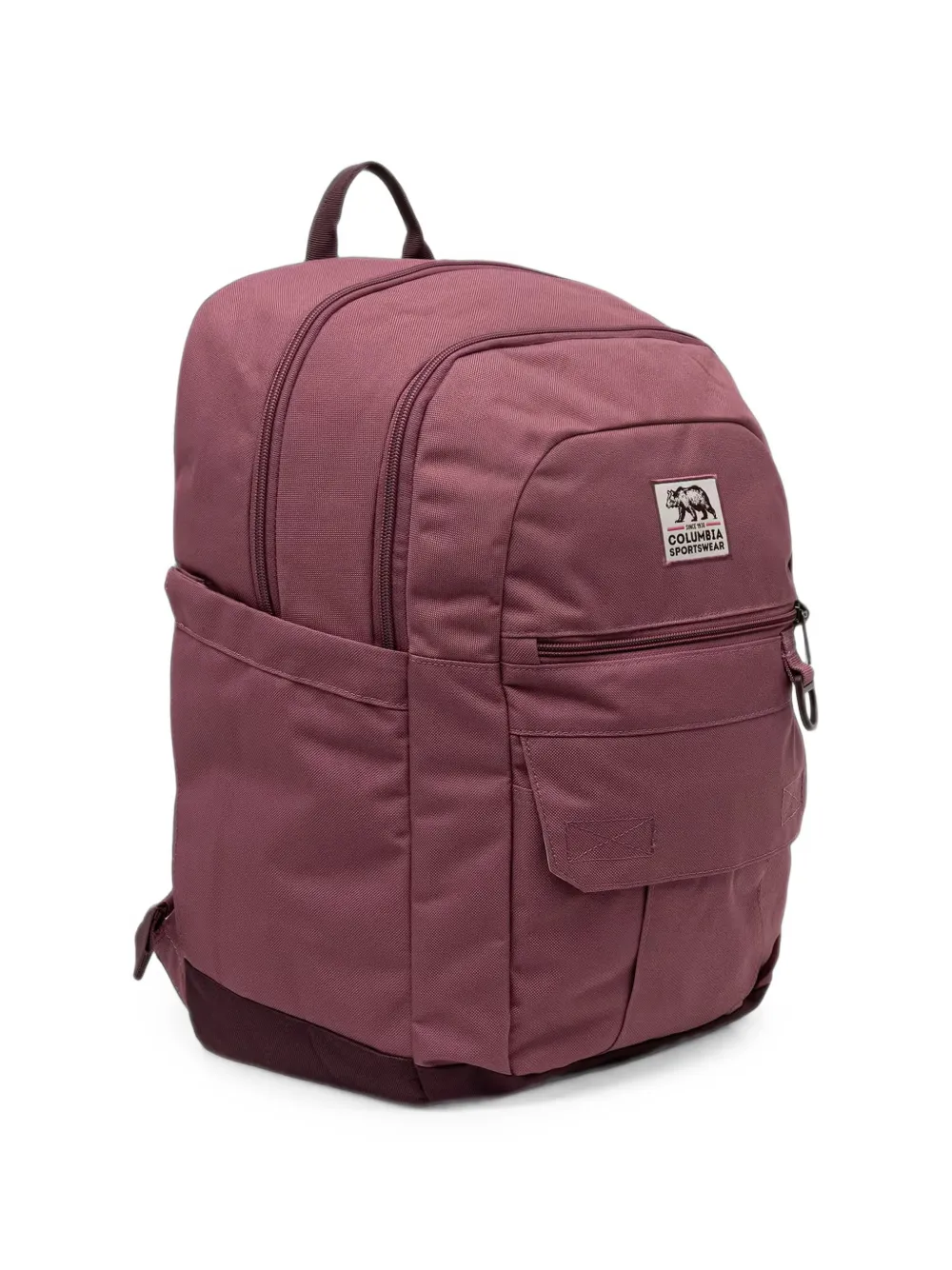 Columbia logo-patch zip-fastening backpack Roze