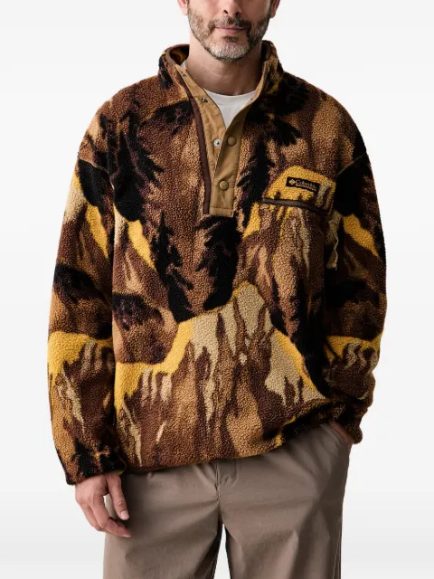 Columbia graphic-print fleece sweatshirt