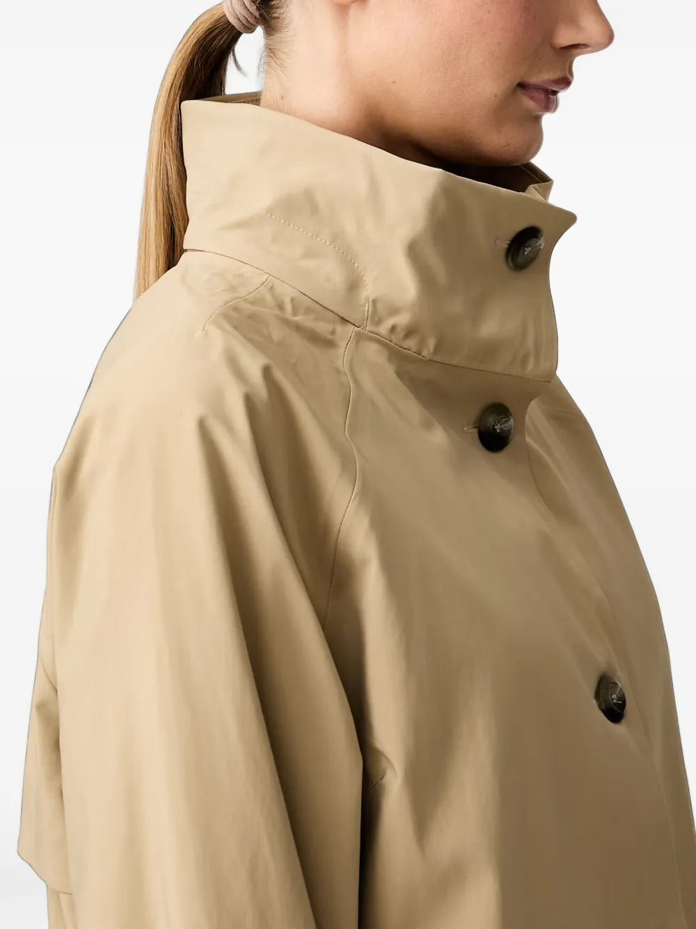 Columbia Amaze jas met capuchon en knopen Beige