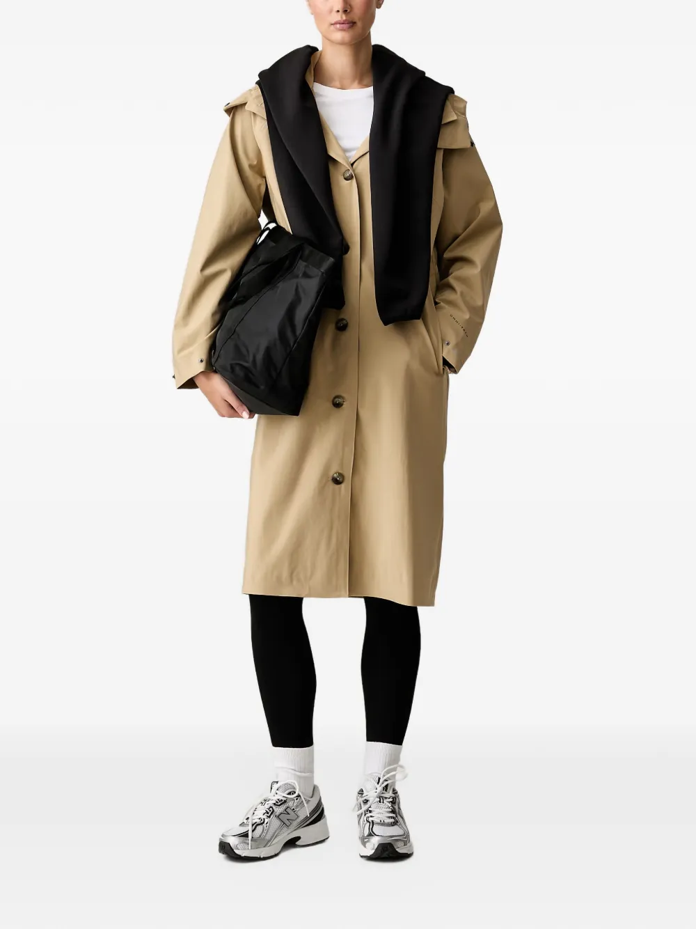 Columbia Amaze jas met capuchon en knopen Beige