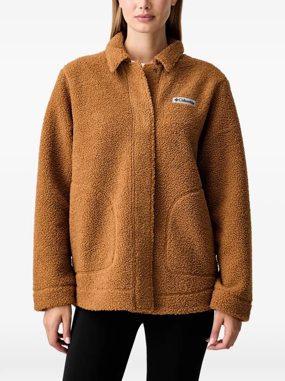 Columbia Panorama fleece zip-up shirt shirt jacket