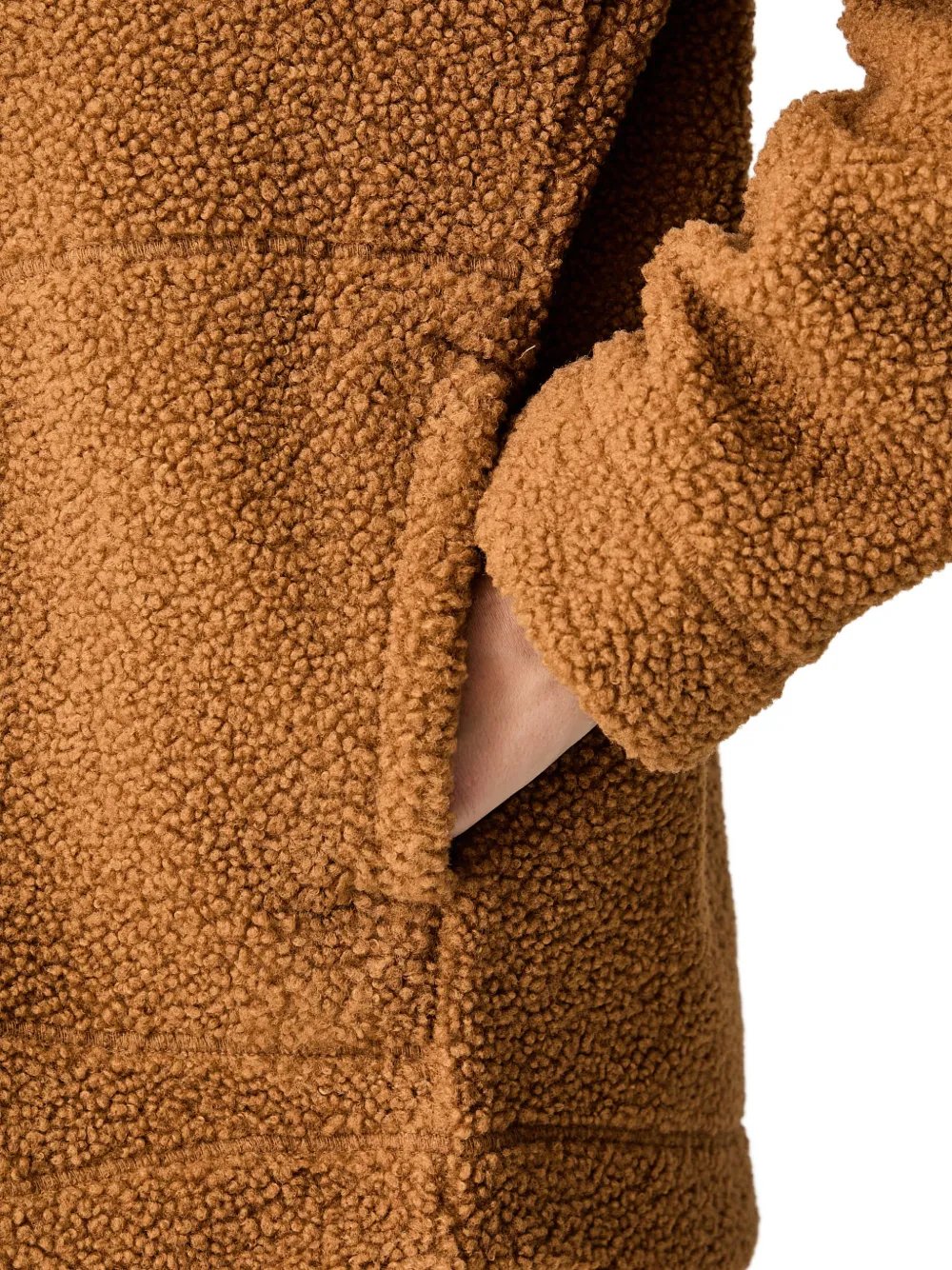 Columbia Panorama fleece shirtjack met rits Bruin