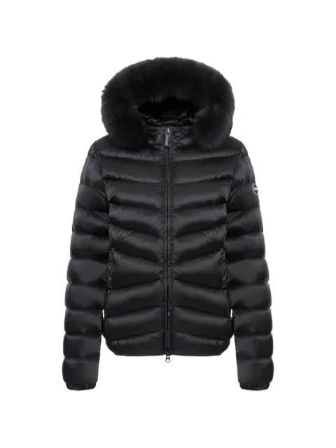 Colmar faux-fur trim quilted jacket