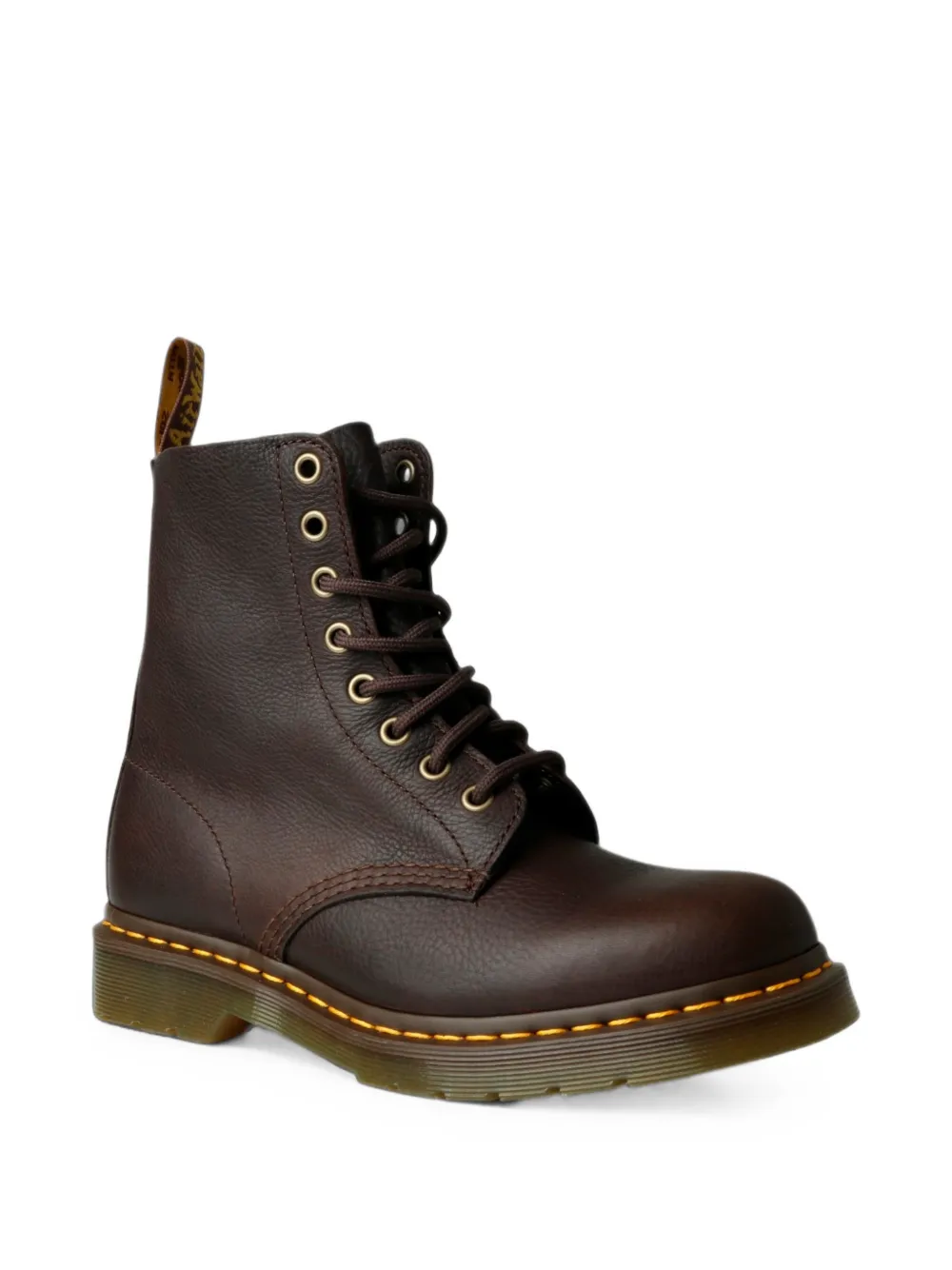 Dr. Martens 1460 Pascal 8 Eye lace-up leather boots Bruin