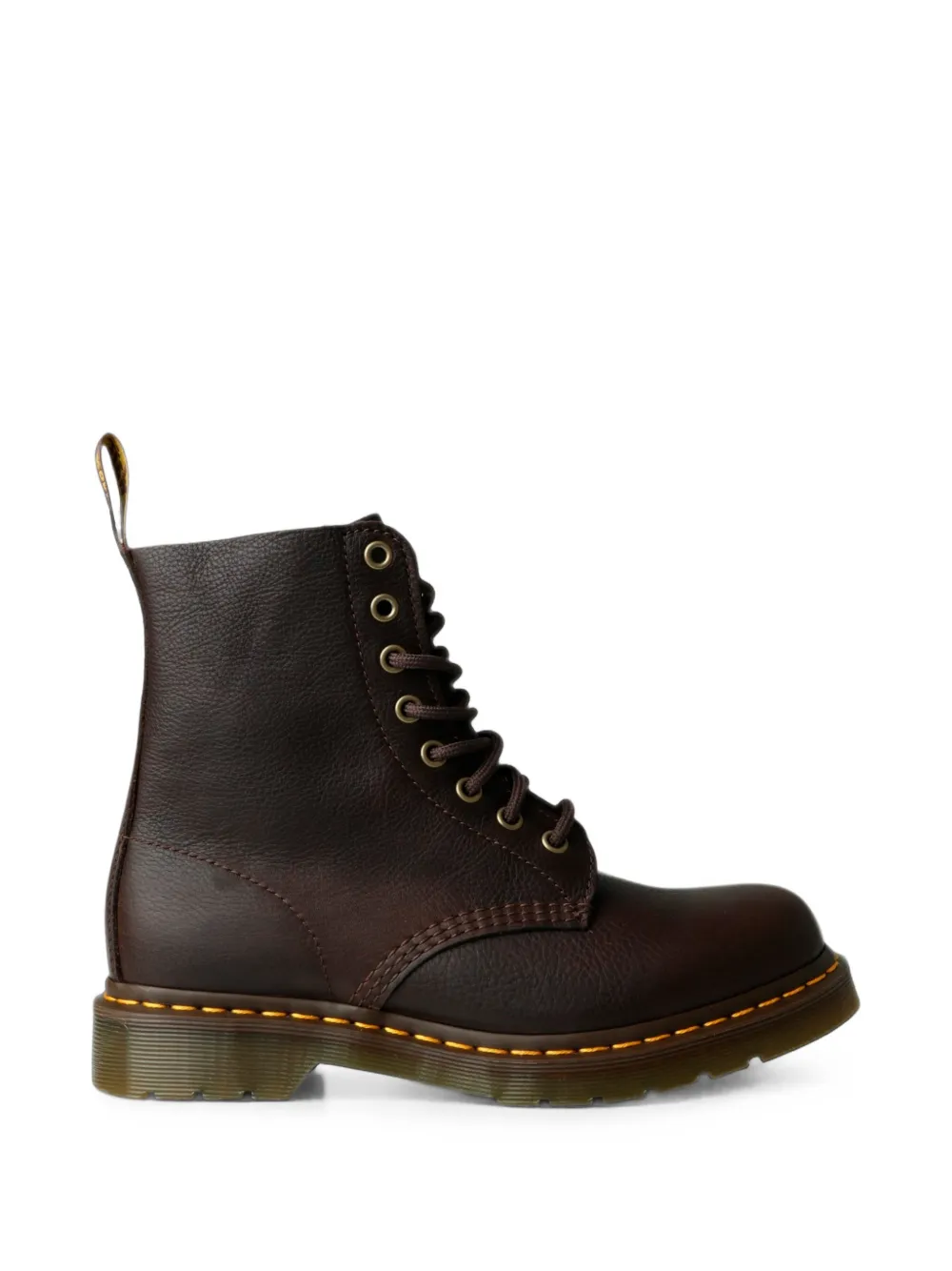 Dr. Martens 1460 Pascal 8 Eye lace-up leather boots Bruin