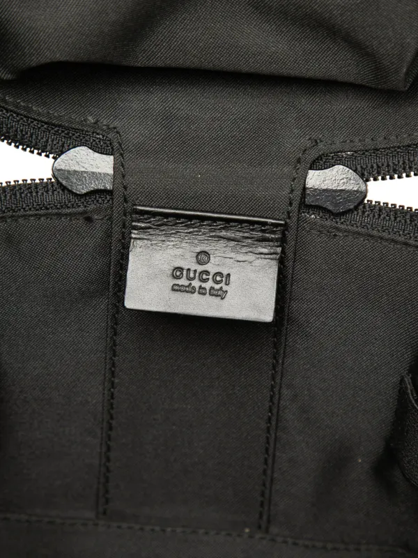 Gucci Pre-Owned 2000-2015 GGキャンバス バニティバッグ | ブラック