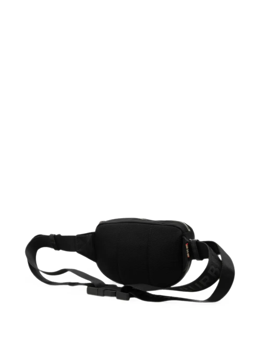 Burberry Pre-Owned 2000-2017 Cannon nylon heuptas met logo Zwart