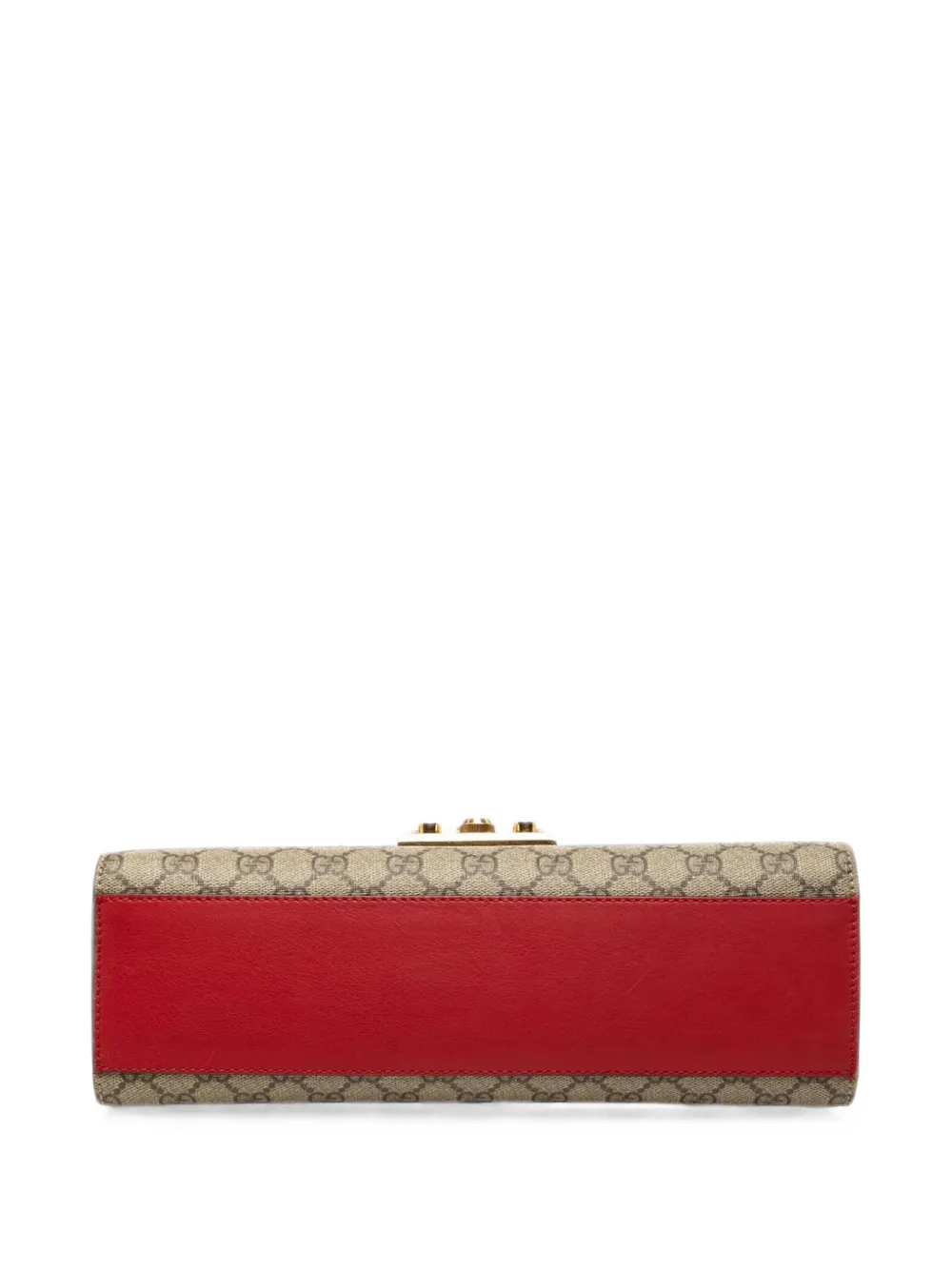Gucci Pre-Owned 2000-2015 Medium GG Supreme Padlock shoulder bag - Rot