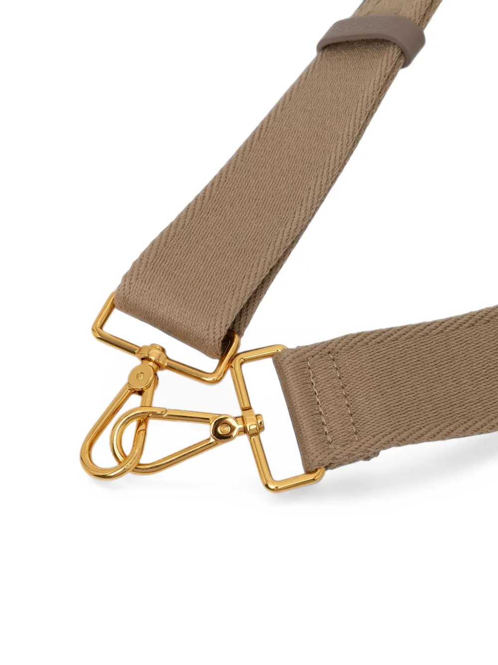 Coccinelle ^ verstelbare schouderband met logo-jacquard Beige