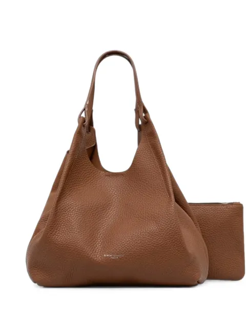 GIANNI CHIARINI large Dua grained leather tote bag