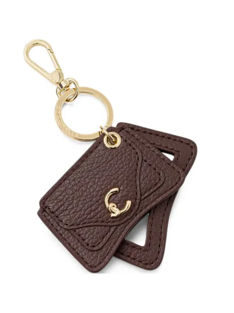 Coccinelle C-me logo-plaque keyring