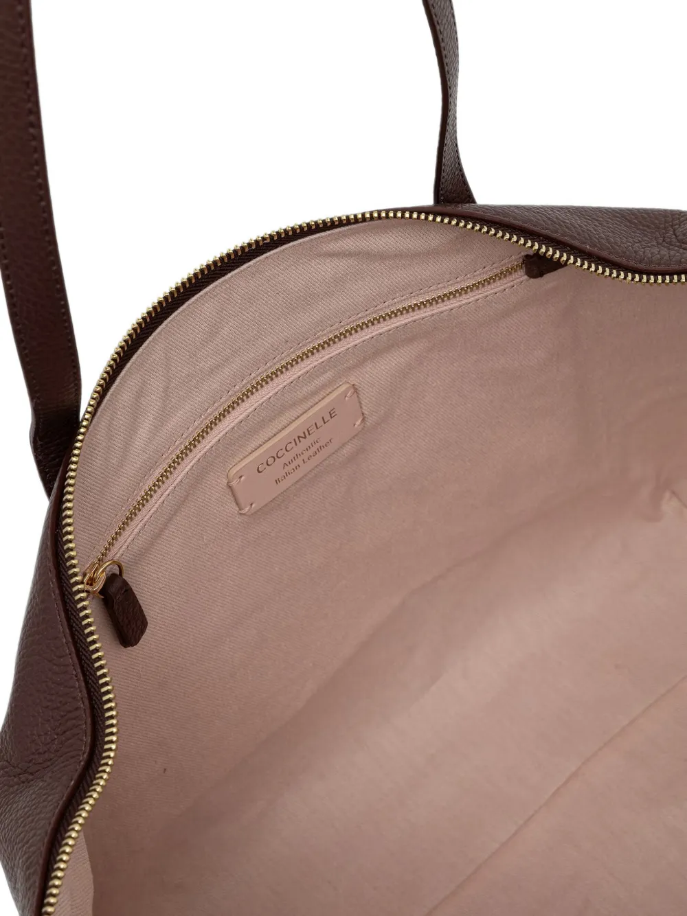 Coccinelle Nory leren shopper Rood