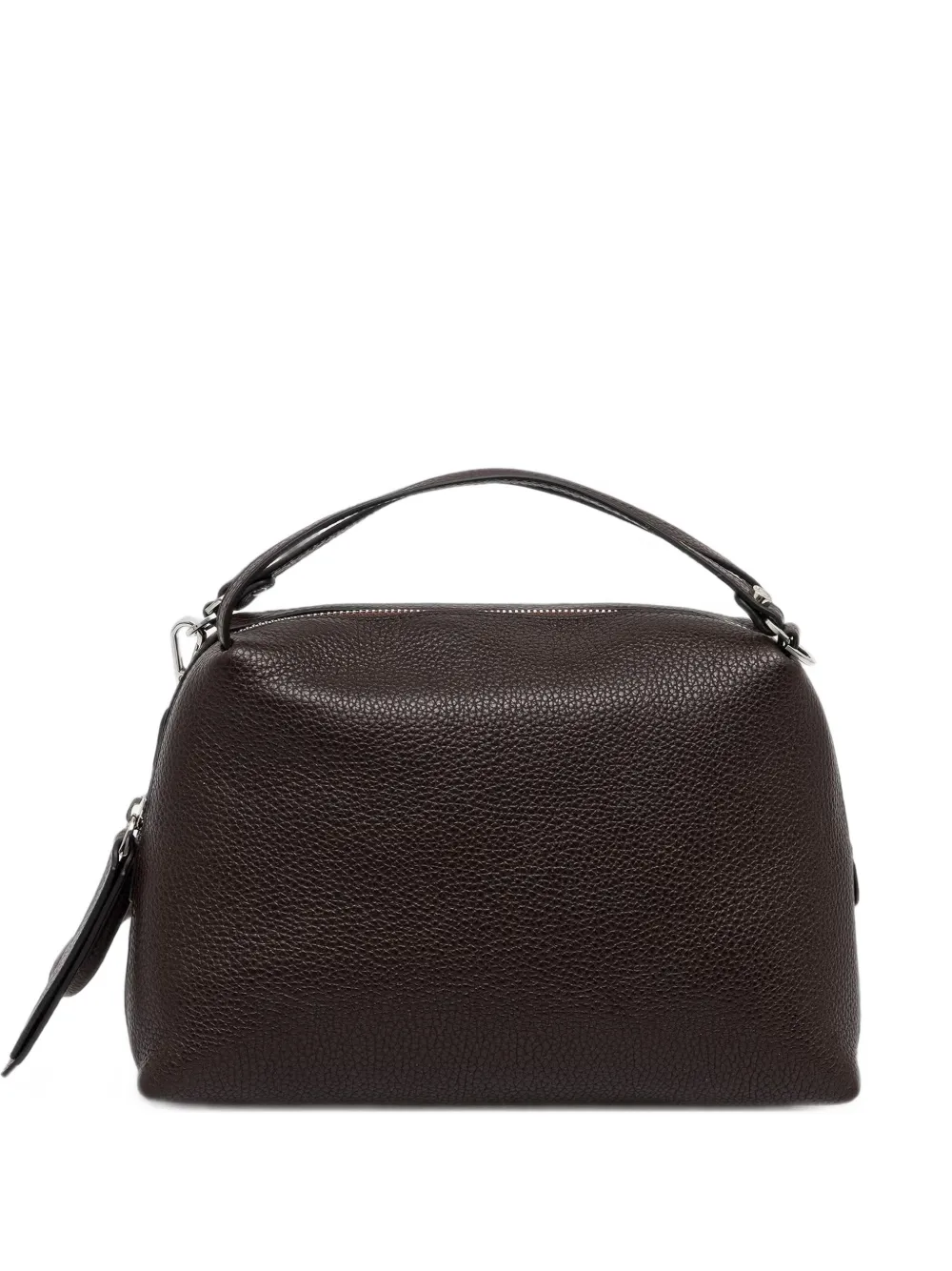 GIANNI CHIARINI Alifa pebbled-leather shoulder bag - Braun