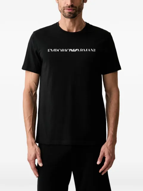 Emporio Armani playera con logo estampado