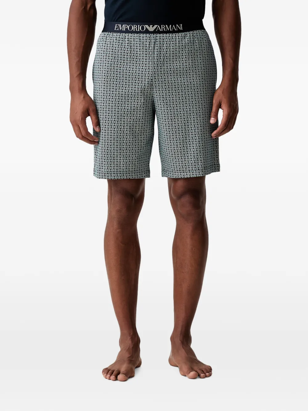 Emporio Armani Pyjama met geborduurd logo Blauw