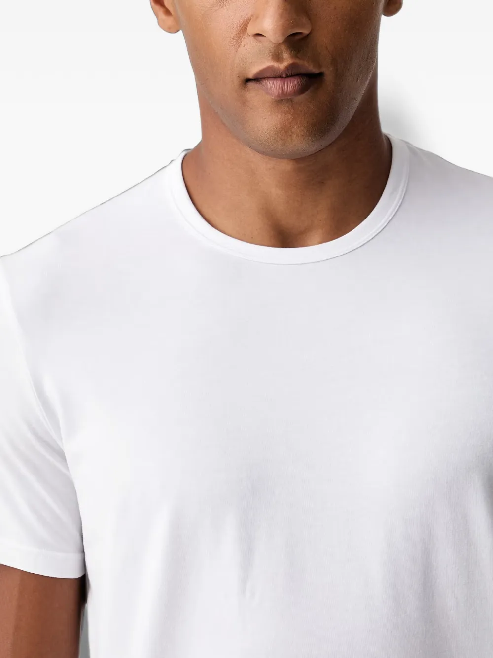 Emporio Armani Twee T-shirts met logopatch Wit