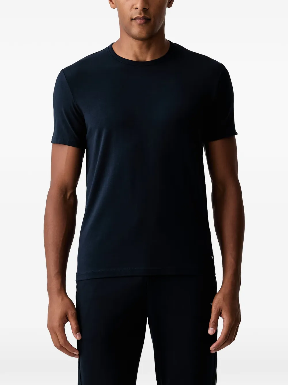 Emporio Armani Twee T-shirts met logopatch Rood