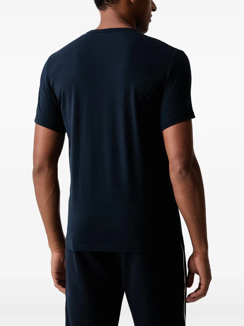Emporio Armani Twee T-shirts met logopatch Rood