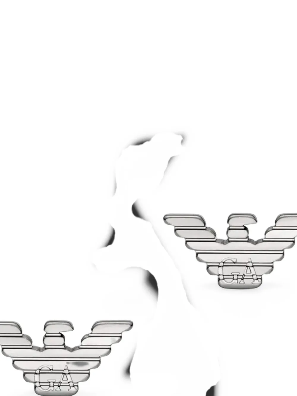 Emporio Armani puces d’oreilles à motif aigle - Argent Emporio Armani puces d’oreilles à motif aigle - Argent