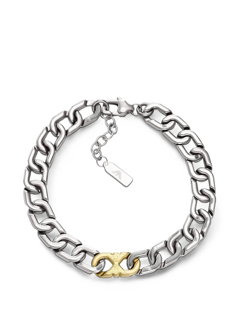 Emporio Armani stainless-steel chain bracelet - Argento
