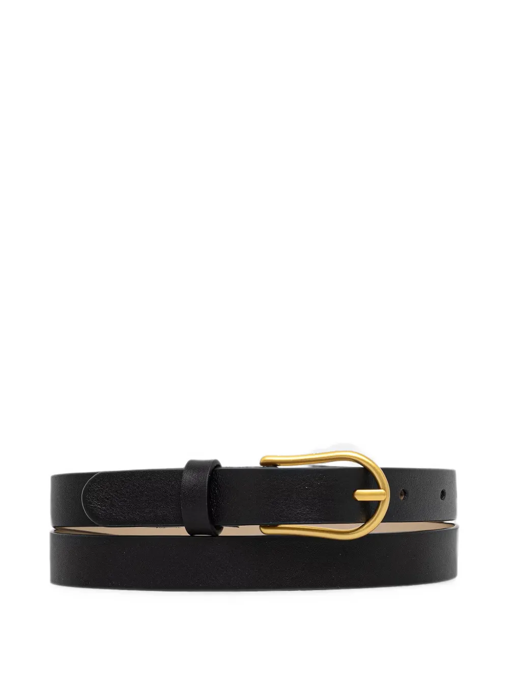 GIANNI CHIARINI leather pin-buckle belt - Nero