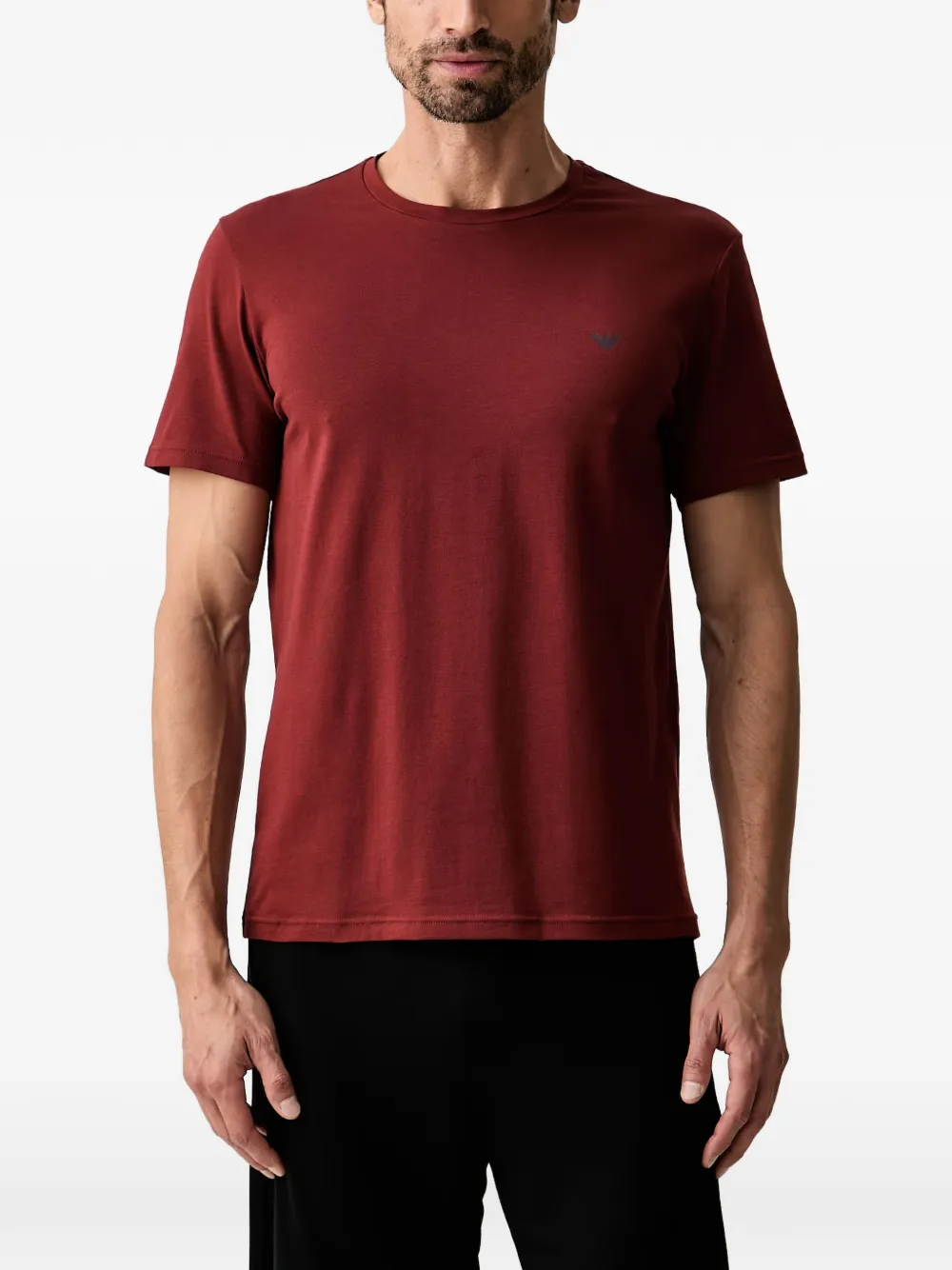 Emporio Armani lot de deux t-shirts à logo imprimé - Multicolore