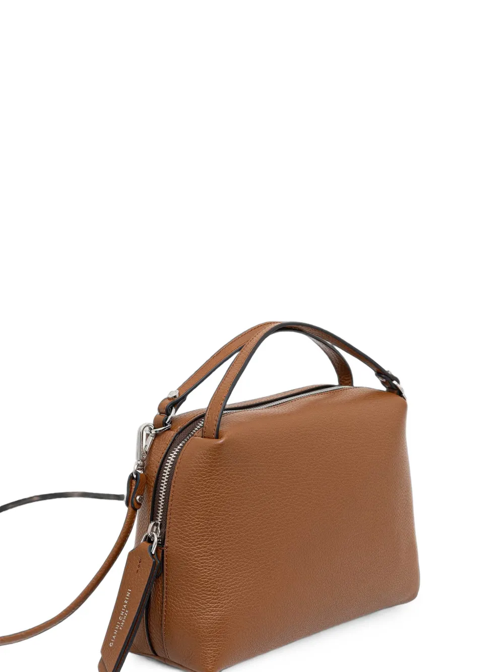 GIANNI CHIARINI Leren crossbodytas Bruin