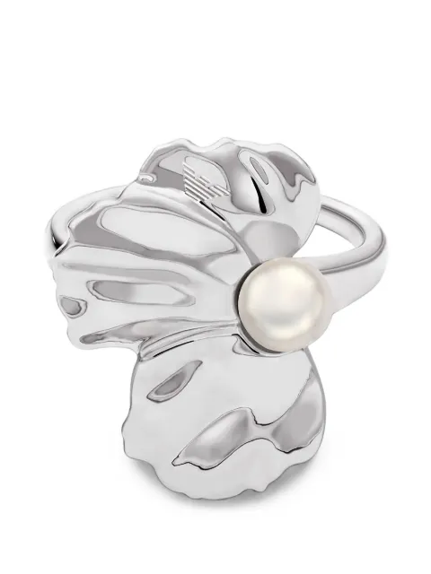 Emporio Armani anillo con motivo floral