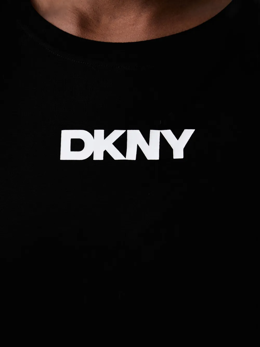 DKNY Nachthemd met logoprint Zwart