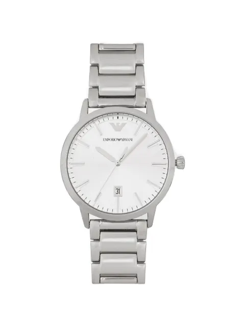 Emporio Armani logo-detail 43mm watch