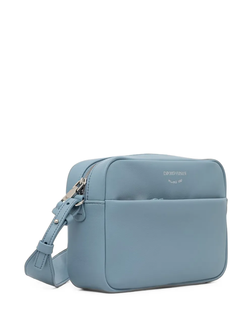 Emporio Armani Schoudertas met logoprint Blauw
