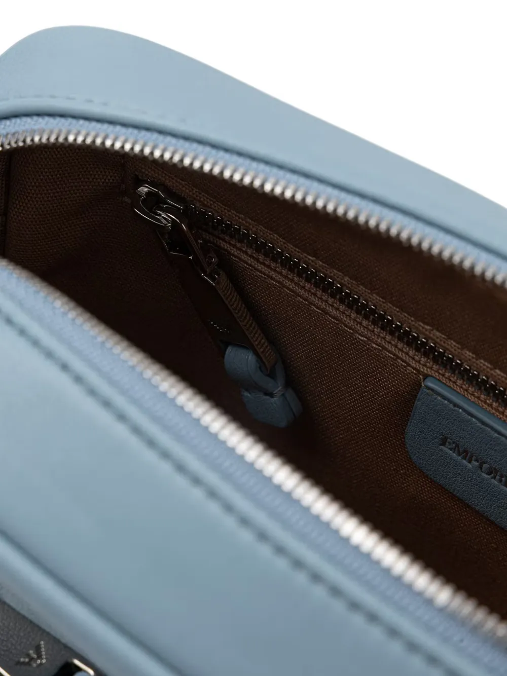 Emporio Armani Schoudertas met logoprint Blauw