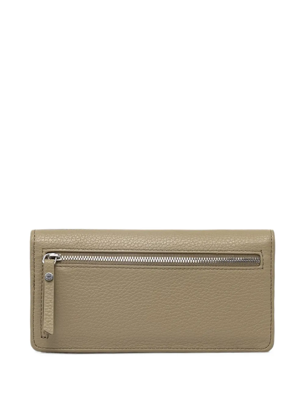 GIANNI CHIARINI Grote bewerkte leren portemonnee Beige
