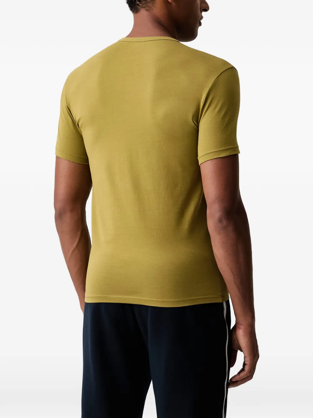 Emporio Armani Twee T-shirts met logoprint Groen