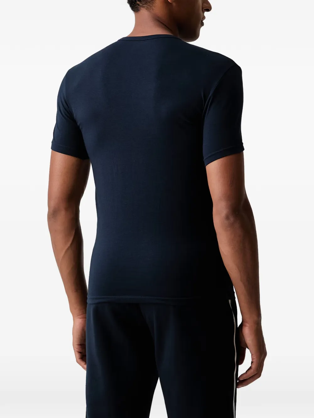 Emporio Armani Twee T-shirts met logoprint Groen